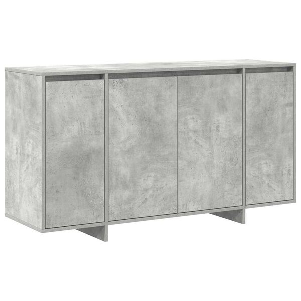 vidaXL Sideboard Beton Gr&aring; 135 x 41 x 75 cm Konstrueret tr&aelig;