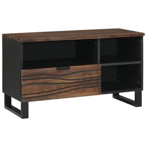 vidaXL TV Enheder med skuffe Valn&oslash;d 80 x 33 x 46 cm Konstrueret tr&aelig;