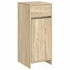 vidaXL Badev&aelig;relsesskab Sonoma-eg 35 x 36,5 x 85 cm Konstrueret tr&aelig;