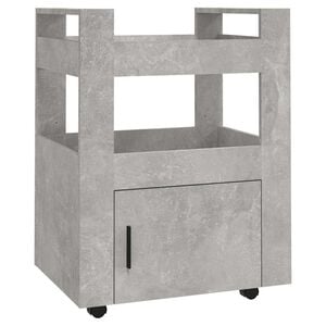 vidaXL k&oslash;kkenvogn 60x45x80 cm konstrueret tr&aelig; betongr&aring;