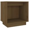 vidaXL sengebord 40x30x40 cm massivt fyrretr&aelig; gyldenbrun