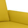vidaXL sofas&aelig;t 3 dele med hynder velour gul
