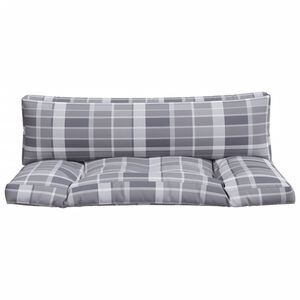 vidaXL pallehynder 2 stk. stof gr&aring;ternet