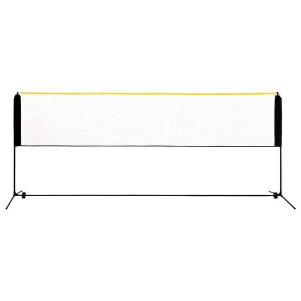 vidaXL justerbart badmintonnet 400x103x94-158 cm metal