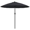vidaXL parasol med aluminiumstang 250 cm sort