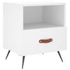 vidaXL sengebord 40x35x47,5 cm konstrueret tr&aelig; hvid