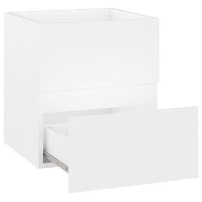 vidaXL vaskeskab 41x38,5x45 cm spånplade hvid