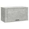 vidaXL v&aelig;gh&aelig;ngt skoskab 70x35x38 cm konstrueret tr&aelig; betongr&aring;