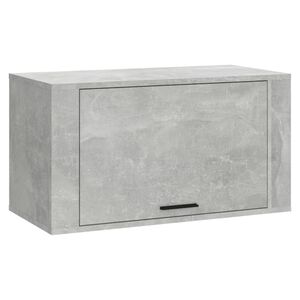 vidaXL v&aelig;gh&aelig;ngt skoskab 70x35x38 cm konstrueret tr&aelig; betongr&aring;