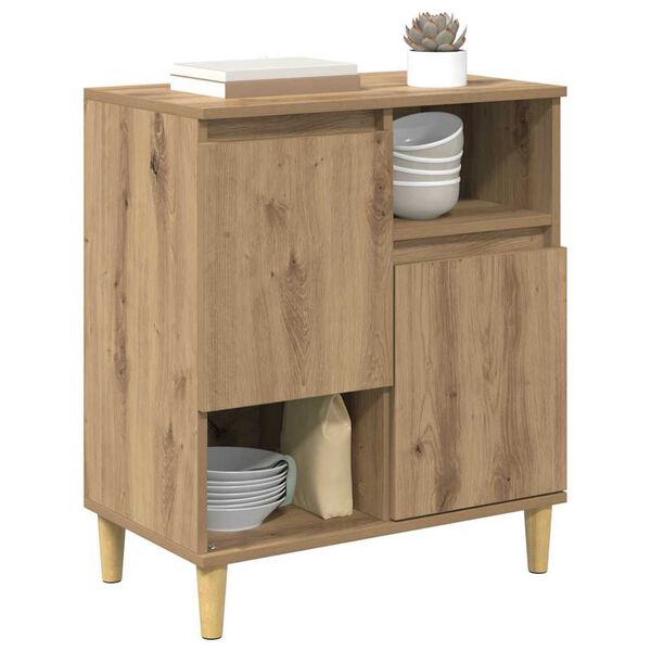 vidaXL Sideboard artisan eg 35 x 60 x 70 cm Konstrueret tr&aelig;