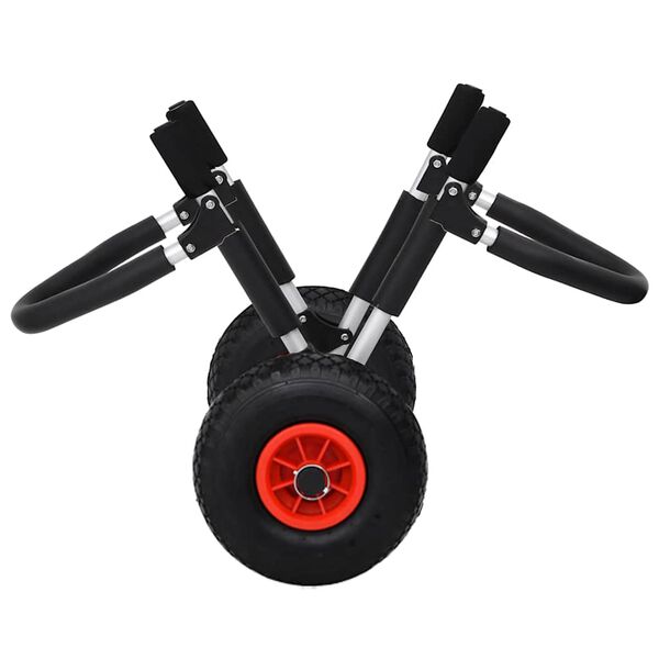 vidaXL SUP Trolley til 2 surfbr&aelig;tter 90 kg foldbar aluminium