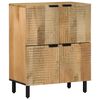 vidaXL sk&aelig;nk 60x33x75 cm massivt mangotr&aelig; brun