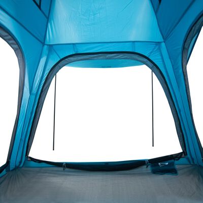 vidaXL 4-personers campingtelt vandtæt quick-release blå
