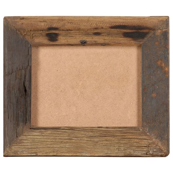 vidaXL billedrammer 2 stk. 25x30 cm massivt genbrugstræ og glas