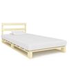 vidaXL palleseng massivt fyrretr&aelig; 100 x 200 cm