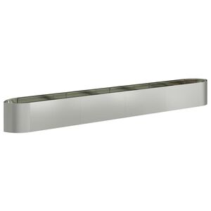 vidaXL H&aelig;vet Havebed Galvaniseret st&aring;l 380 x 40 x 40 cm St&aring;l