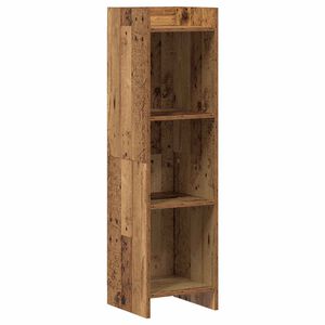 vidaXL Bogreol Gammelt tr&aelig; 30 x 30 x 111 cm Konstrueret tr&aelig;