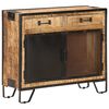 vidaXL sk&aelig;nk 80x31x71 cm massivt ru mangotr&aelig;