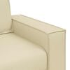 vidaXL Sofa Creme 180 x 80 x 84 cm Stof