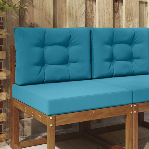 vidaXL Udend&oslash;rs Sofa Pude 2 pcs Kongelig bl&aring; Polyester