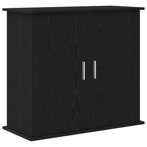 vidaXL akvariestativ sort egetr&aelig; 81x36x73 cm konstrueret tr&aelig;