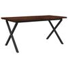 vidaXL Dining table med live edge 120 x 90 x 75 cm Massivt Akacietr&aelig;