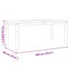 vidaXL spisebord Corona 180x90x75 cm massivt fyrretræ