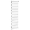 vidaXL zebragardin hvid 45x100 cm stofbredde 40,9 cm polyester