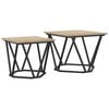 vidaXL Sidebordss&aelig;t 2 stk. Sonoma eg 50 x 50 x 40 cm