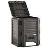 vidaXL kompostbeholder 380 l sort