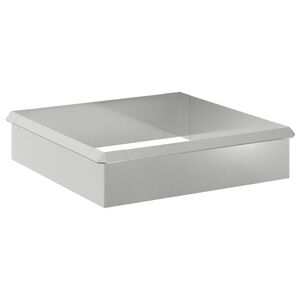 vidaXL Sneglehegn 8 stk. 100 x 3,5 x 25 cm Galvaniseret st&aring;l S&oslash;lv