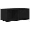 vidaXL tv-bord 60x31x25,5 cm konstrueret tr&aelig; sort egetr&aelig;sfarve
