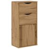 vidaXL sideskab ODDA med skuffer 40x24x79 cm massivt fyrretr&aelig;