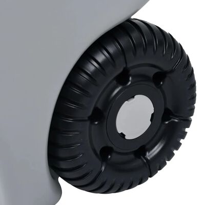 vidaXL campinghåndvask og vandbeholder med hjul grå