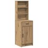 vidaXL Highboard Artisan Egetr&aelig; 41 x 40 x 135 cm Konstrueret tr&aelig;