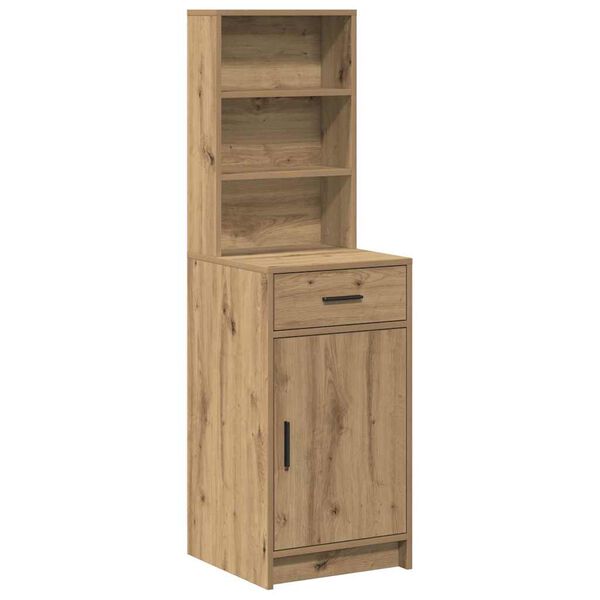 vidaXL Highboard Artisan Egetr&aelig; 41 x 40 x 135 cm Konstrueret tr&aelig;