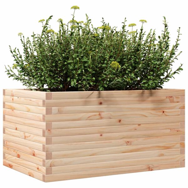 vidaXL plantekasse 90x60x45,5 cm massivt fyrretr&aelig;