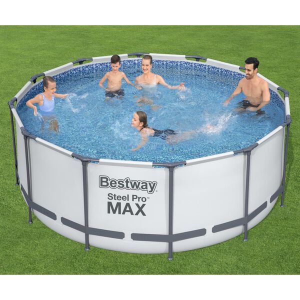 Bestway swimmingpools&aelig;t Steel Pro MAX rund 366x122 cm
