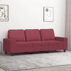 vidaXL 3-personers sofa 180 cm stof vinr&oslash;d