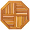 vidaXL bordplade 50x50x2 cm ottekantet massivt akacietr&aelig;