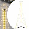 vidaXL LED-juletr&aelig; 363 LED'er 182 cm varmt hvidt lys