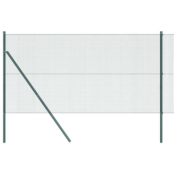 vidaXL Hegnsp&aelig;l Gr&oslash;n 50 x 1,2 m (12 x 12 mm mesh) St&aring;l og PVC