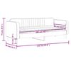 vidaXL daybed med madras 80x200 cm velour m&oslash;rkegr&oslash;n