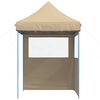 vidaXL Party Tent Beige 200 x 200 x 306 cm Oxford stof