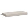 vidaXL B&aelig;nkpude SOEST 100% polyester Hvid 60 x 40 x 8 cm