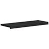 vidaXL Vindueskarm Sort med tr&aelig;struktur 60 x 35 x 4,5 cm PVC
