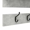 vidaXL V&aelig;gmonteret Jakkeholder med hylde Beton Gr&aring; 90 x 15 x 36 cm