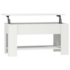 vidaXL sofabord 101x49x52 cm konstrueret tr&aelig; hvid