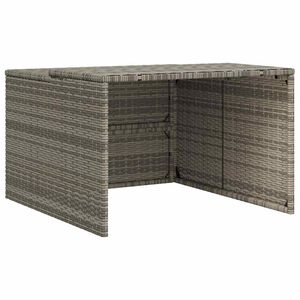 vidaXL garage til robotpl&aelig;neklipper 86x90x52/57 cm polyrattan gr&aring;