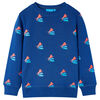 Sweatshirt til b&oslash;rn str. 140 m&oslash;rkebl&aring;